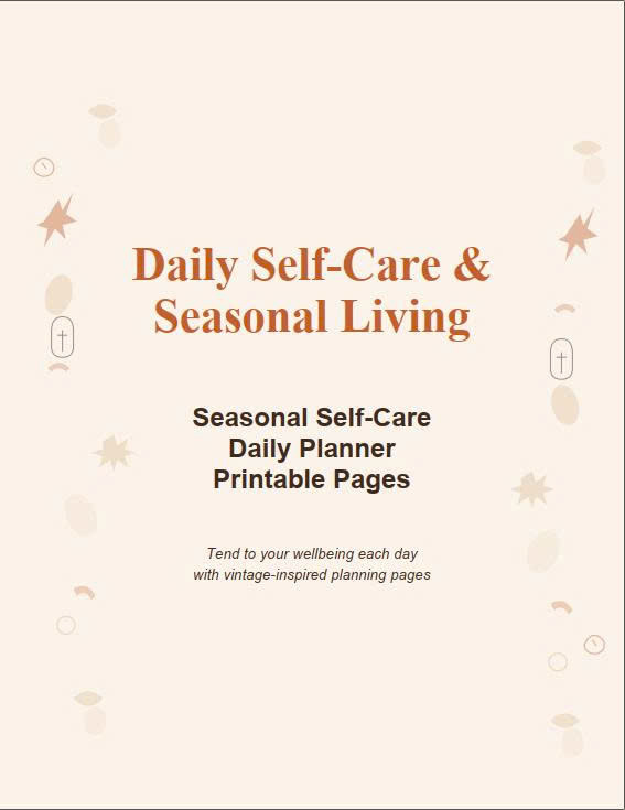 Seasonal Self-Care Daily Planner cover